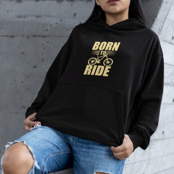 Mikina s potlačou – Born to ride