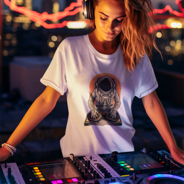 Tričko s potlačou – DJ Astronaut