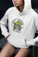 Mikina s potlačou –  Don't panic it's organic – Obrázok 2