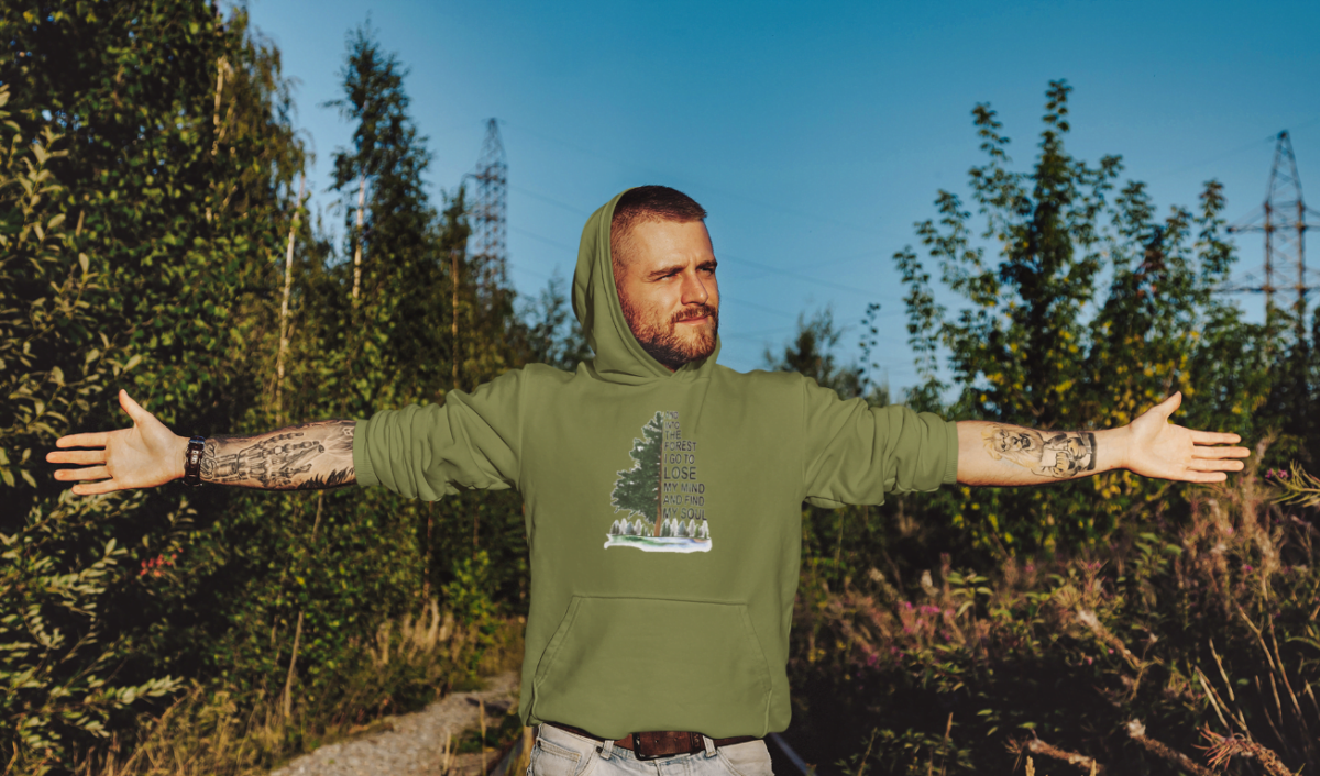 Tričko s potlačou – And into the forest I go to lose my mind and find my soul – Obrázok 3
