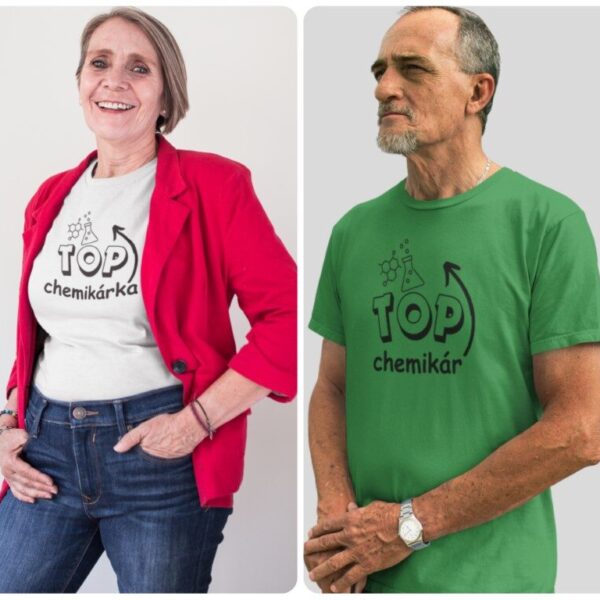 Tričko s potlačou – TOP chemikárka / chemikár