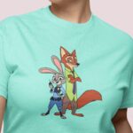 Tričko s potlačou – Judy Hopkavá a Nick Wilde
