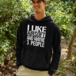 Mikina s potlačou – I like airsoft and maybe 3 people