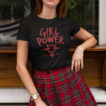 Tričko s potlačou – Girls power, girls rule