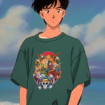 Tričko s potlačou – Anime One piece Straw Hat Pirate