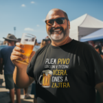 Tričko s potlačou – Pijem pivo len 3 dni v týždni včera, dnes a zajtra