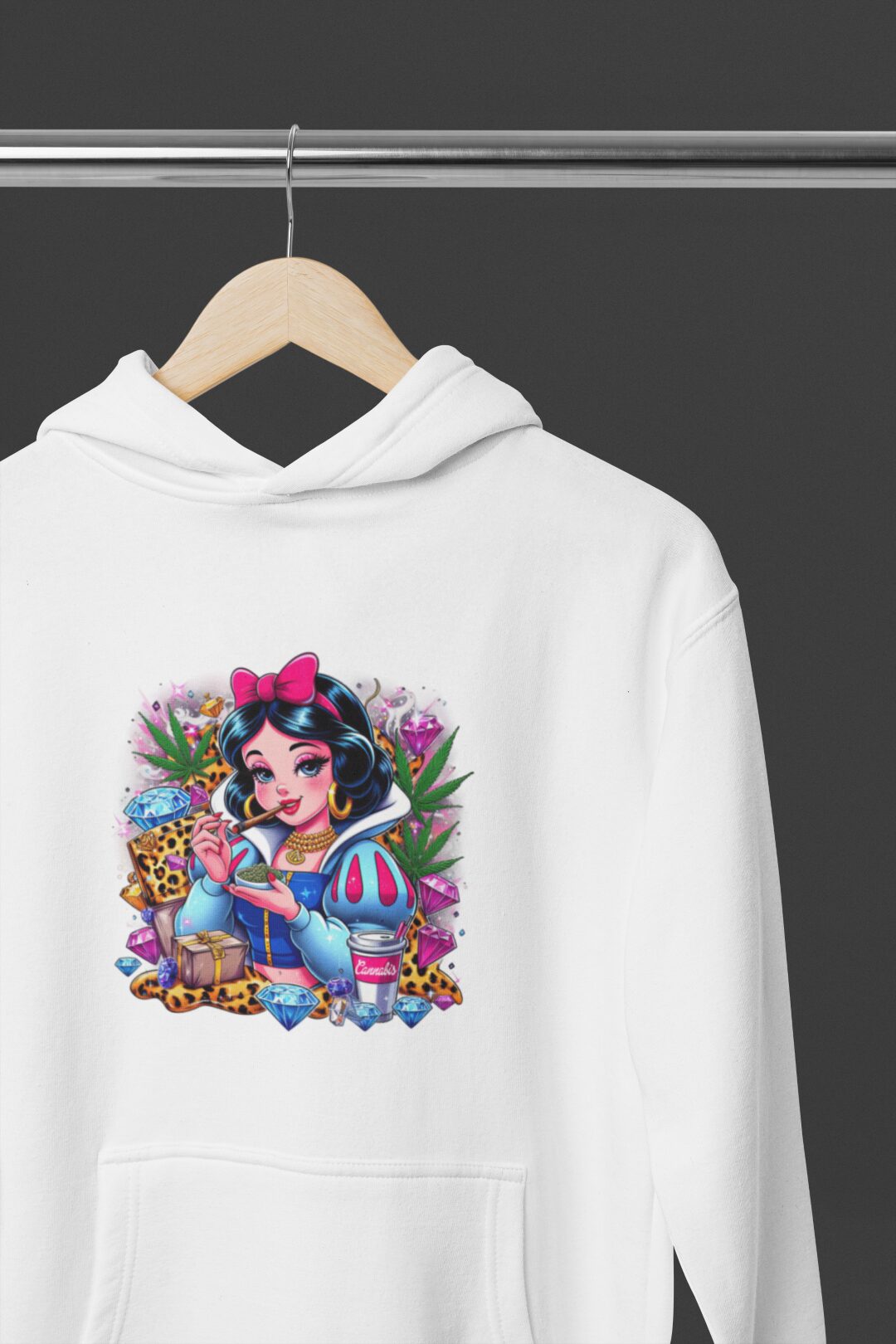 snehulienka-dope-1.jpg Mikina s potlačou – Snehulienka DOPE – Obrázok 1