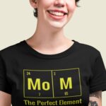 Tričko s potlačou – MOM - The perfect element